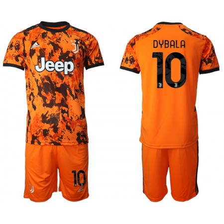 Billiga Fotbollströjor Juventus Paulo Dybala 10 Barn Tredje tröja 2020/21 Kortärmad